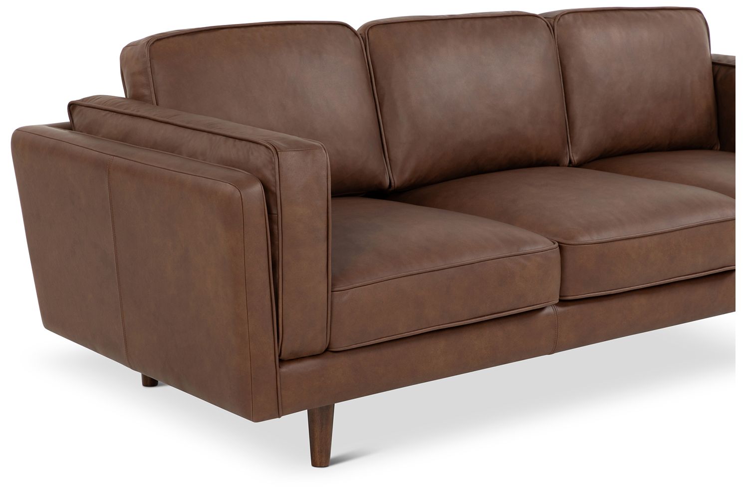 Brooklyn 90" Wide Dark Brown Sofa