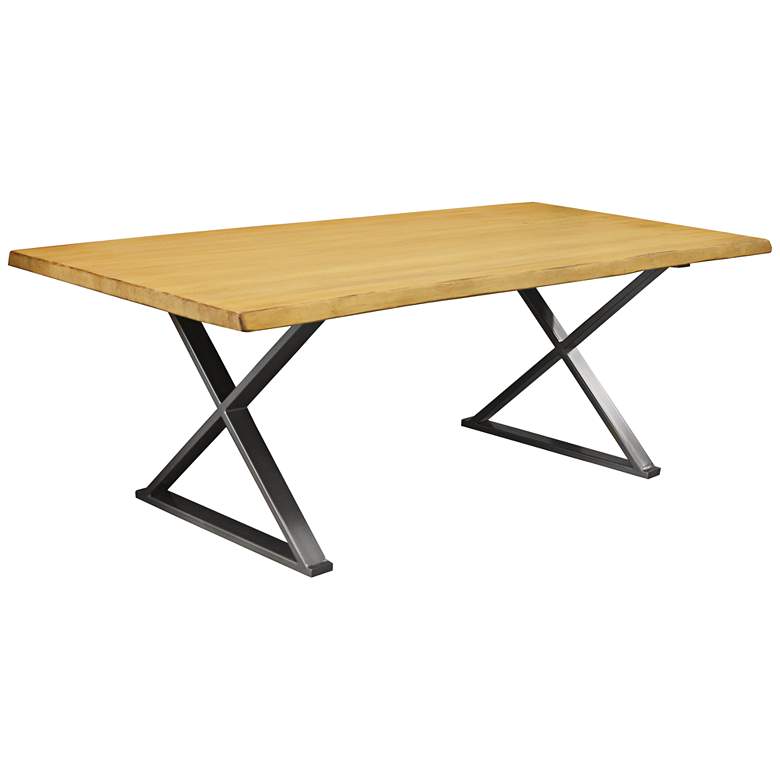 Image 1 Brooklyn Small Maple Live Edge Dining Table