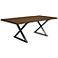 Brooklyn Small Smoke Live Edge Dining Table