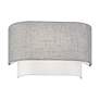 3_Brookmeade 2 Light ADA Sconce with Gray and White Shades more views