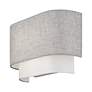 5_Brookmeade 2 Light ADA Sconce with Gray and White Shades more views