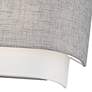 6_Brookmeade 2 Light ADA Sconce with Gray and White Shades more views