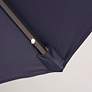 3_Brooks 10-Foot Blue Solar LED Double Top Cantilever Umbrella more views