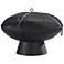 Brooks 31 1/2"W Black Round Wood Burning Outdoor Fire Pit