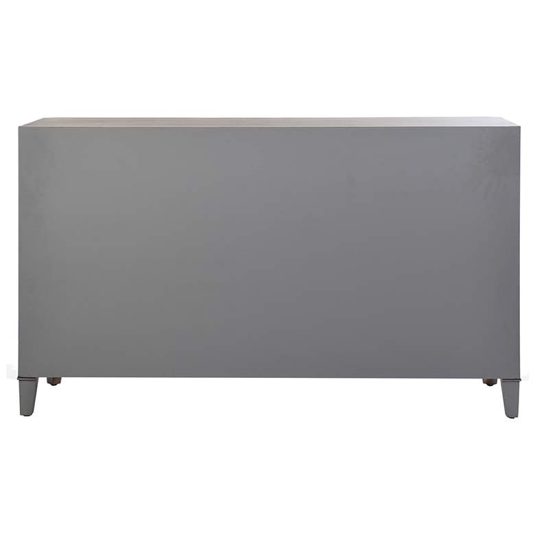 Image 5 Brooks 64" Wide Mid-Century Wood 3-Door Buffet Cabinet more views