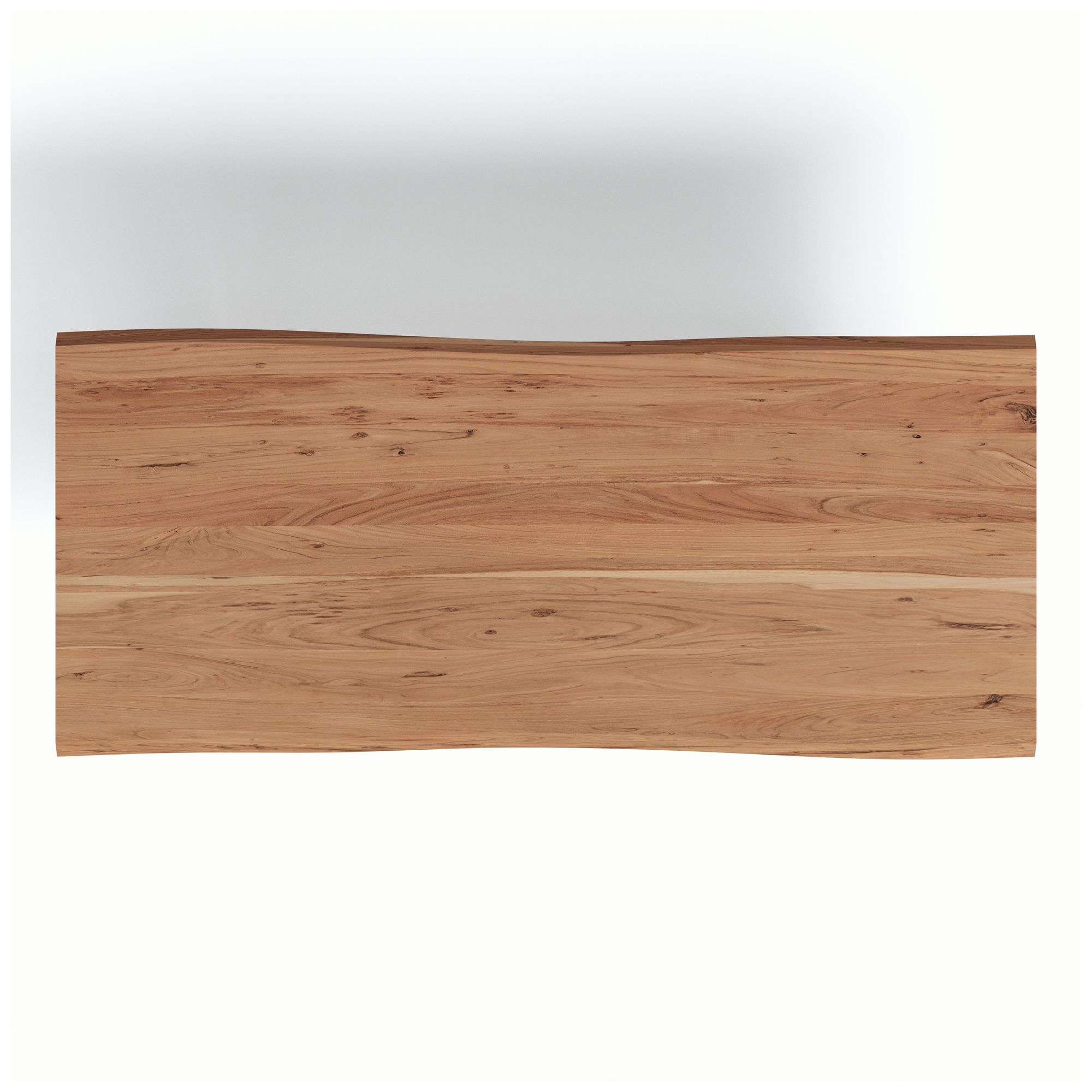 Brooks 92" Wide Teak, Clear Rectangular Dining Table