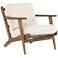 Brooks Avant Natural Fabric Lounge Chair