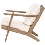 Brooks Avant Natural Fabric Lounge Chair in scene