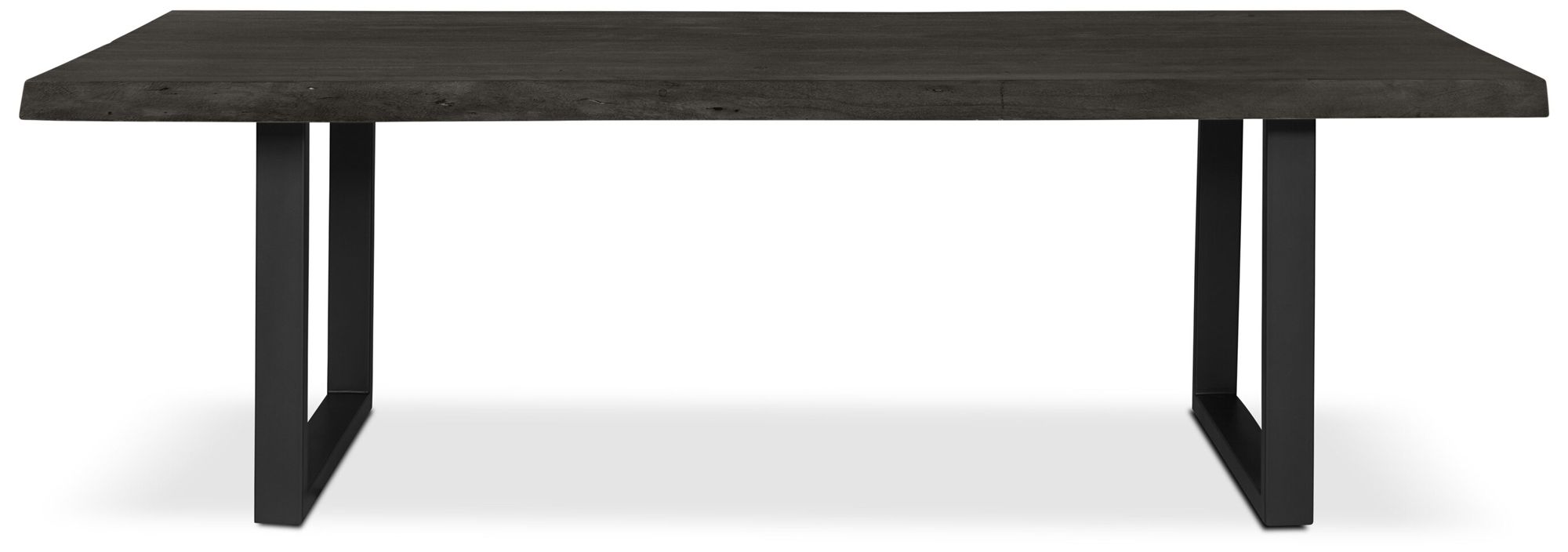 Image 2 Brooks Dining Table U Base 40" x 116" Ebonized Top Black Base more views