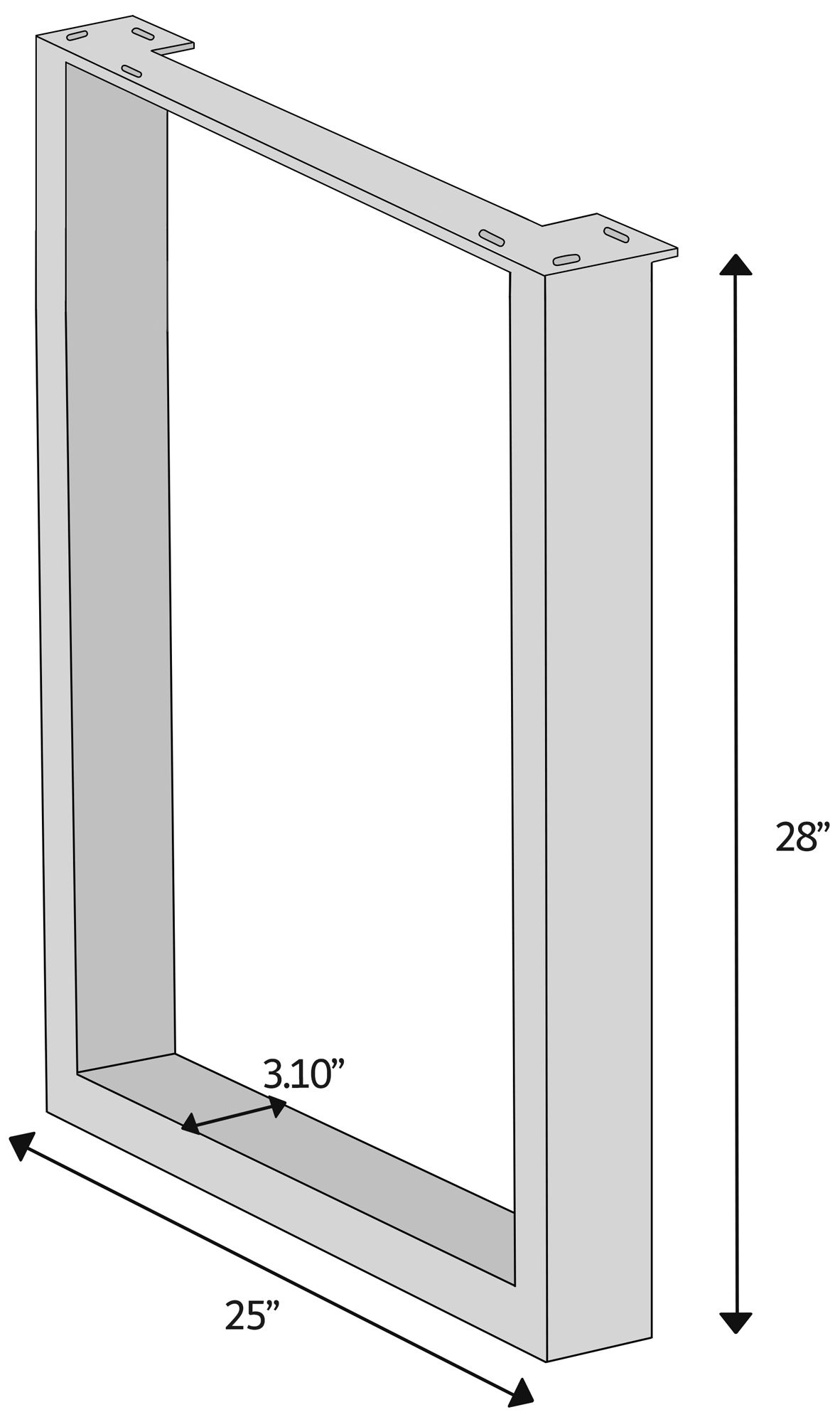 Image 4 Brooks Dining Table X Base 40" x 116" White Wash Top Black Base more views