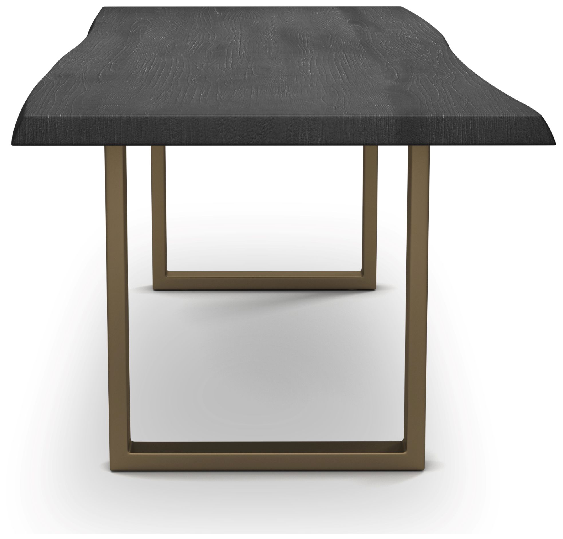 Image 2 Brooks Dining Table X Base 40" x 92" Ebonized Top Black Base more views