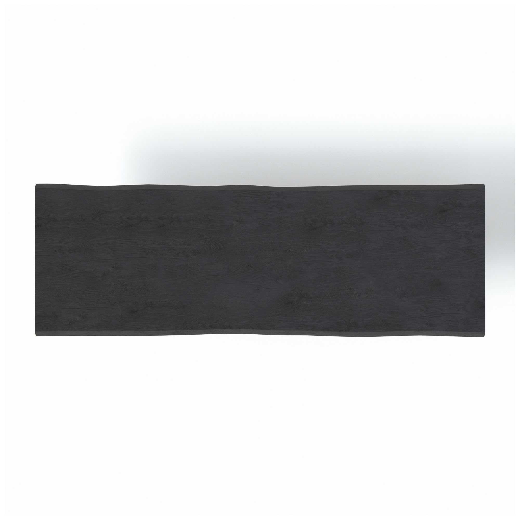 Brooks Dining Table X Base 40" x 92" Ebonized Top Brass Base