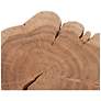 3_Brooks Solid Wood Stump 13" Wide Teak Accent Stool more views