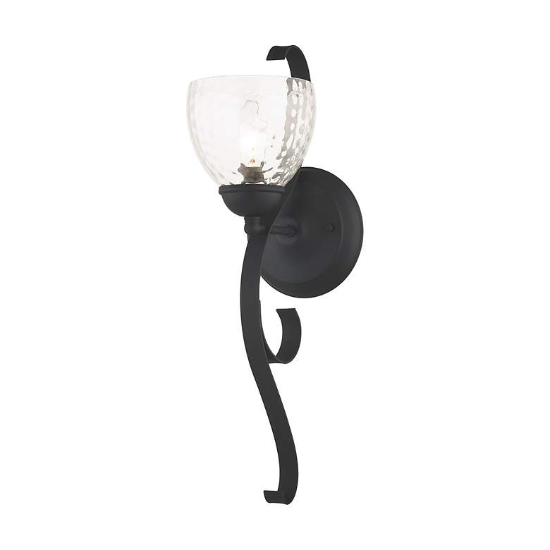 Image 7 Brookside 20" High Black Wall Sconce more views