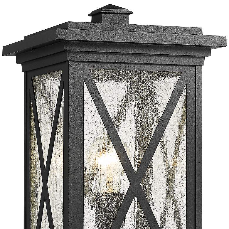 Image 4 Brookside 21 1/2" High Black Outdoor Pier Mount Light more views