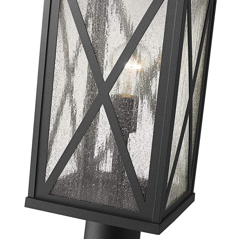 Image 5 Brookside 21 1/2" High Black Outdoor Pier Mount Light more views