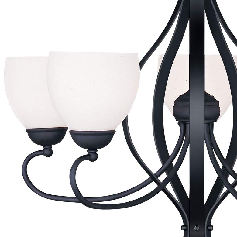 Image 4 Brookside 26" Wide Black 5-Light Chandelier more views