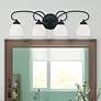 1_Brookside 4-Light 9.75-in Black Bell Vanity Light