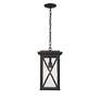 5_Brookside by Z-Lite Black 1 Light Outdoor Chain Mount Ceiling Fixture more views