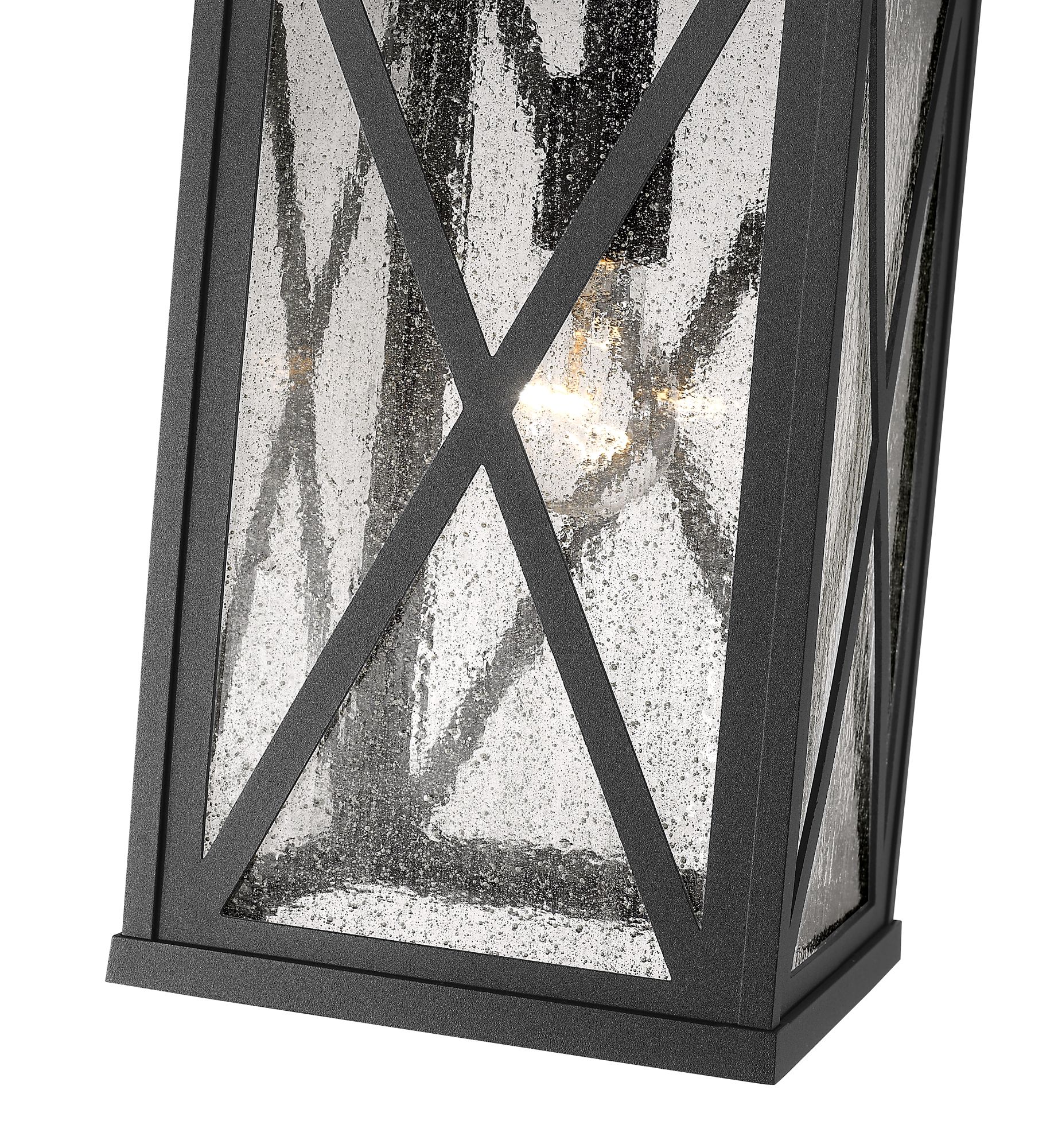 Image 7 Brookside by Z-Lite Black 1 Light Outdoor Chain Mount Ceiling Fixture more views