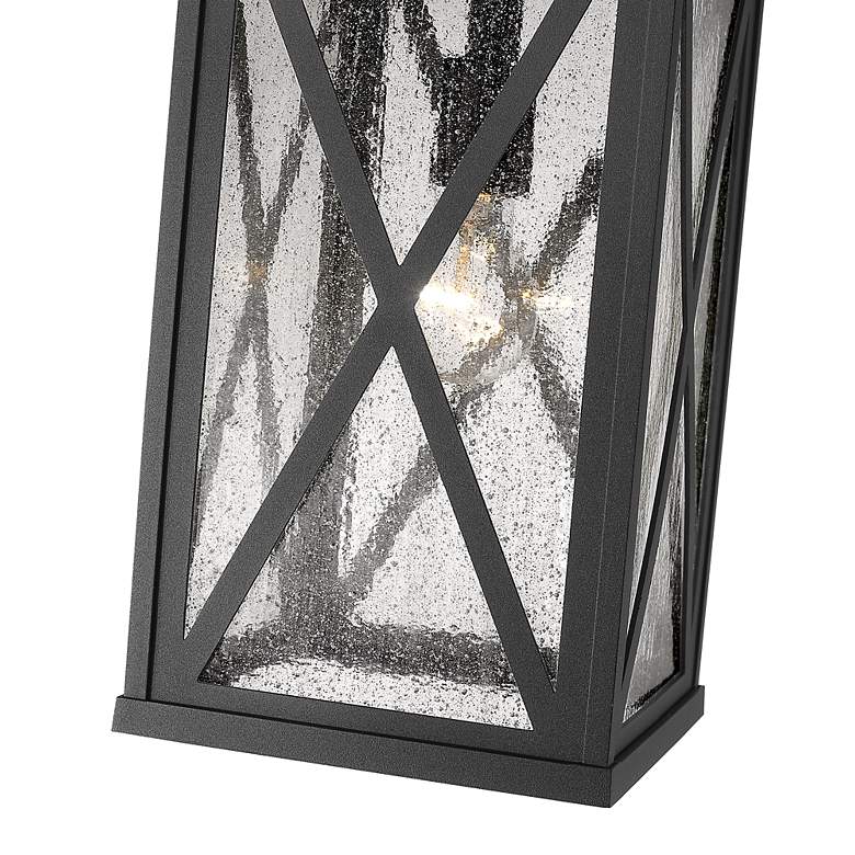 Image 7 Brookside by Z-Lite Black 1 Light Outdoor Chain Mount Ceiling Fixture more views