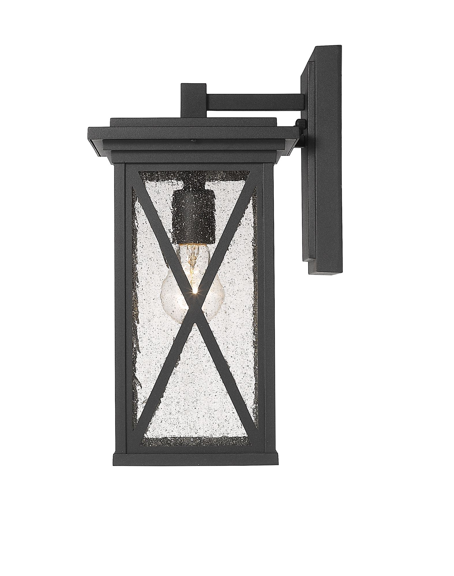 Image 5 Brookside by Z-Lite Black 15.25 inch 1 Light Outdoor Wall Sconce more views