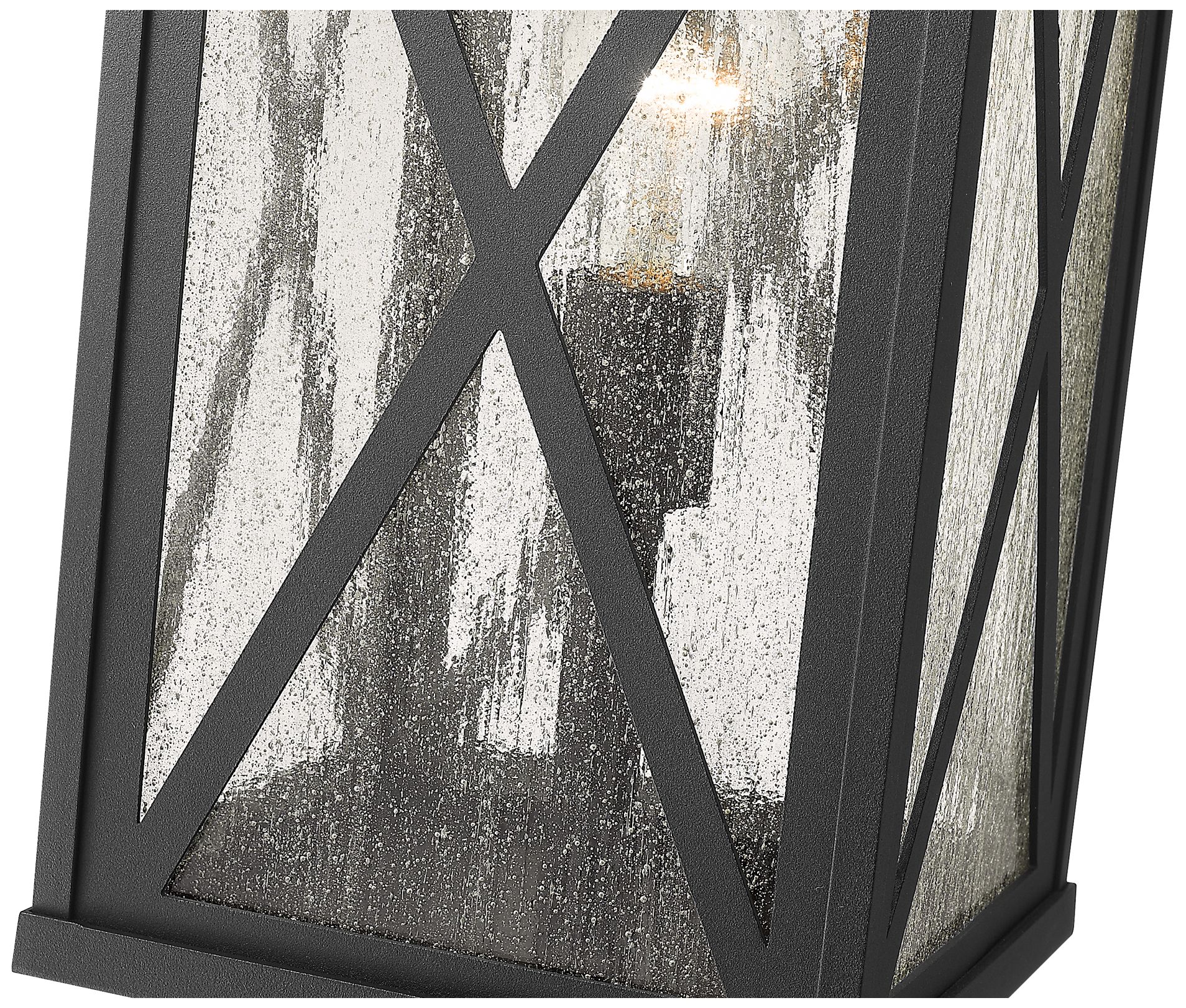 Image 4 Brookside by Z-Lite Black 19.5 inch 1 Light Outdoor Post Mount Fixture more views