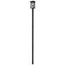 Brookside by Z-Lite Black 9.5 inch 1 Light Outdoor Post Mount Fixture