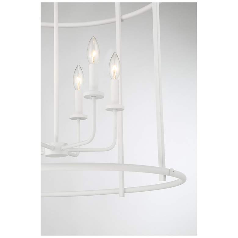 Image 6 Brookstone 6-Light Pendant in Bisque White more views