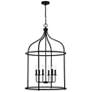 1_Brookstone 6-Light Pendant in Matte Black