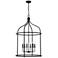Brookstone 6-Light Pendant in Matte Black