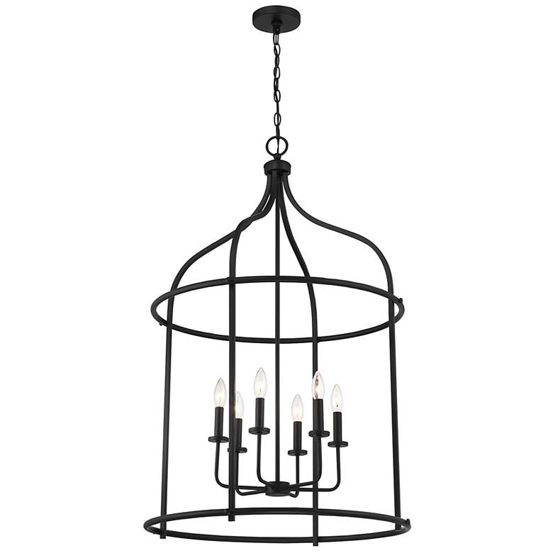 Image 4 Brookstone 6-Light Pendant in Matte Black more views