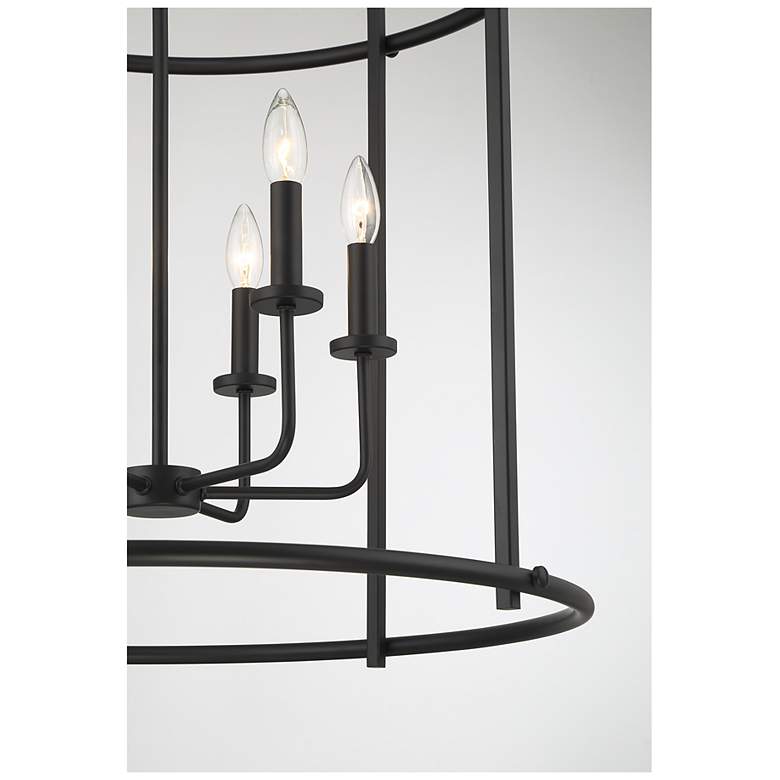 Image 6 Brookstone 6-Light Pendant in Matte Black more views