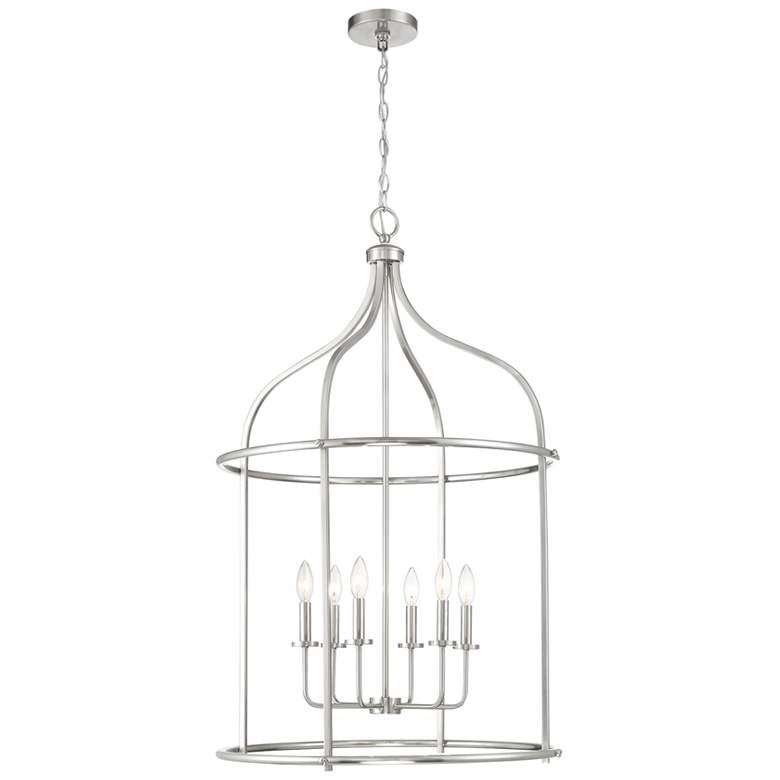 Image 1 Brookstone 6-Light Pendant in Satin Nickel