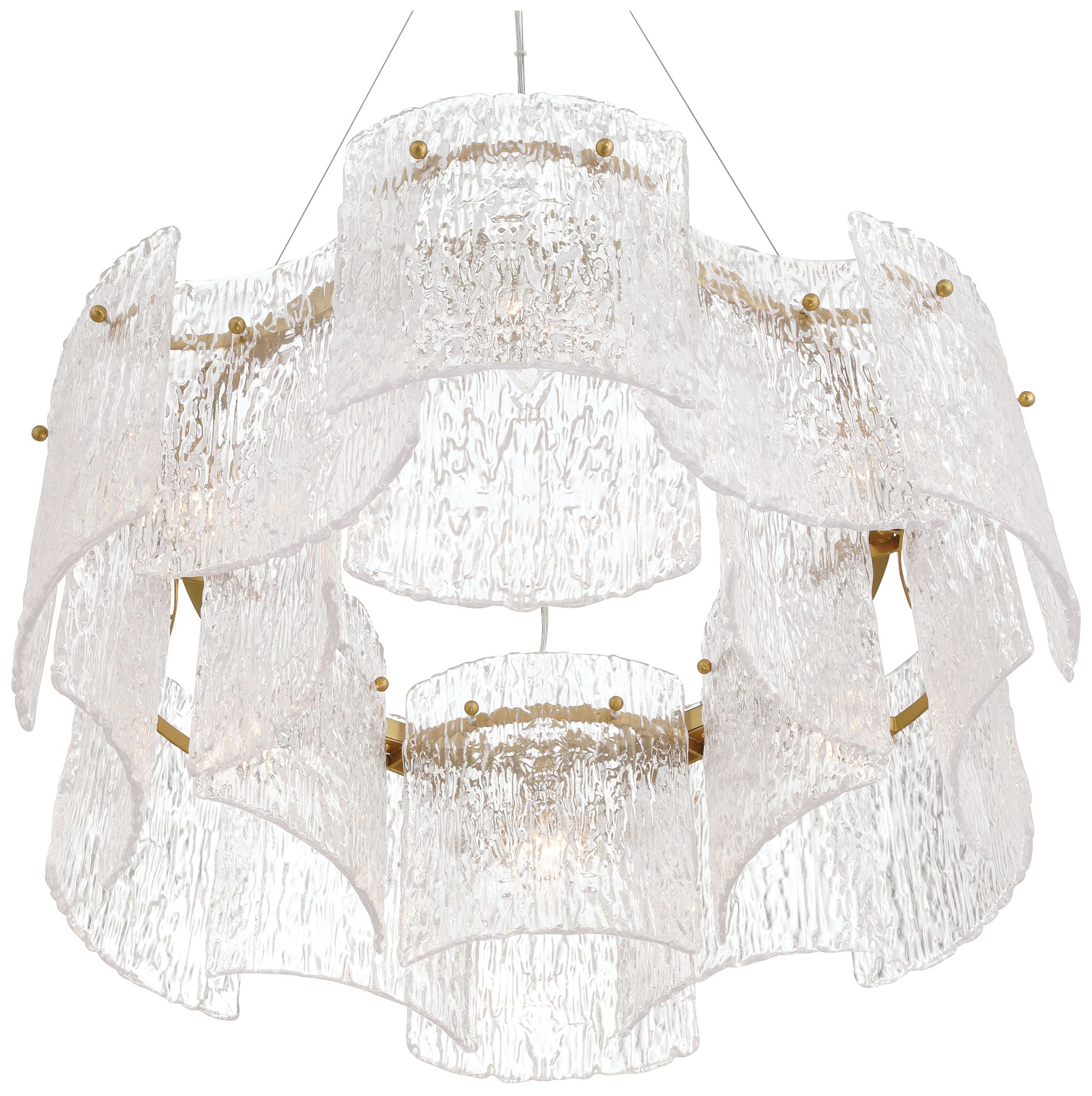 Image 3 Brookstreet 29 1/2" Wide Legacy Brass 6-Light Pendant more views