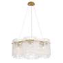 3_Brookstreet 29 1/2" Wide Legacy Brass 6-Light Pendant more views