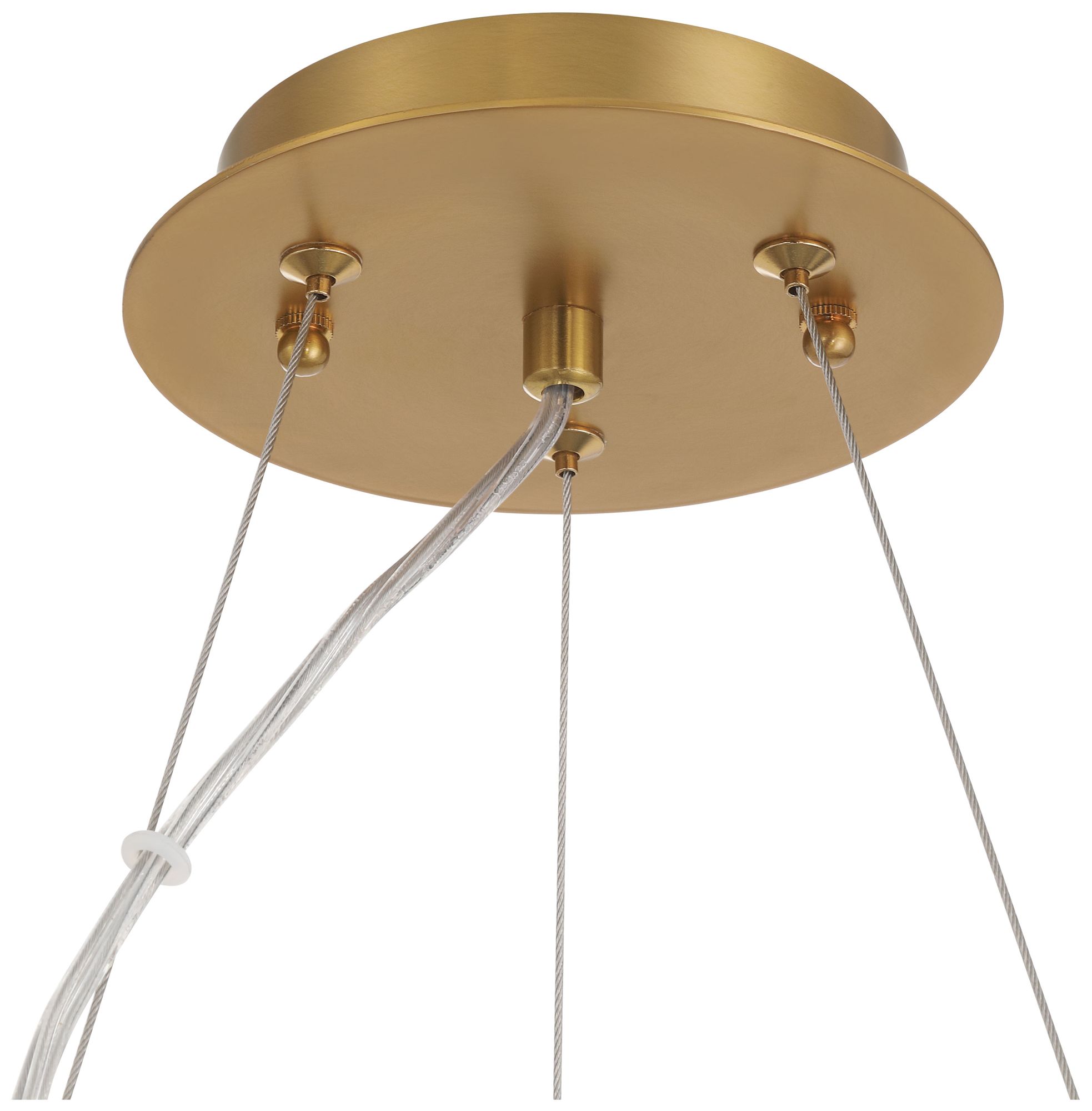 Image 4 Brookstreet 29 1/2" Wide Legacy Brass 6-Light Pendant more views