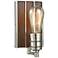 Brookweiler 9" High Polished Nickel and Wall Sconce