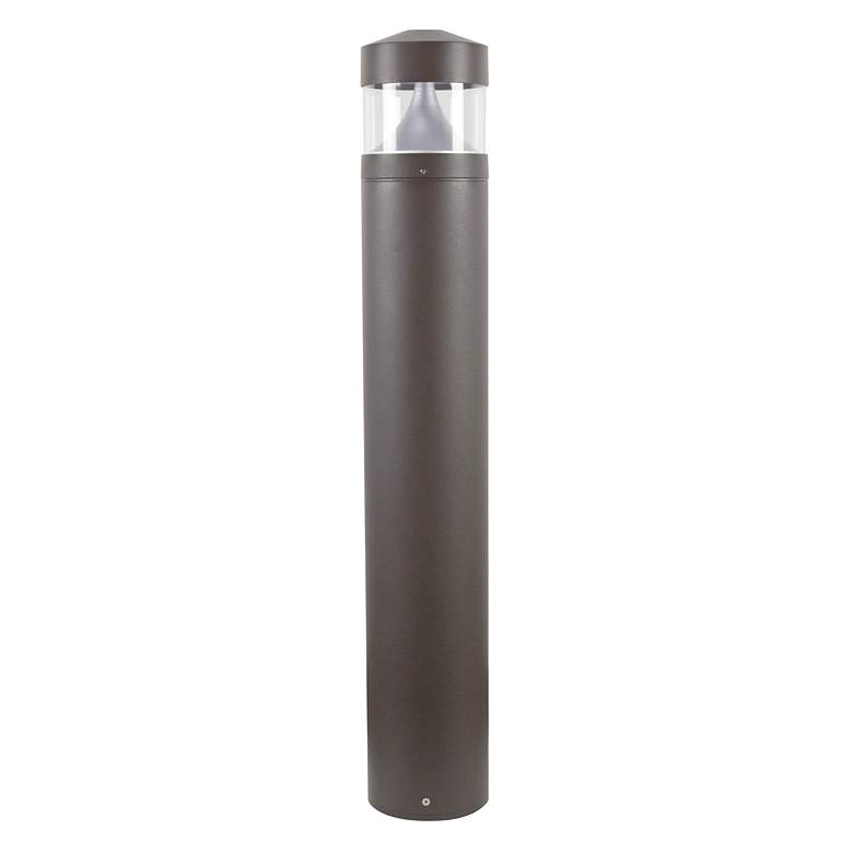 Image 1 Bross 39"H Bronze Surface Mount LED Landscape Bollard Light