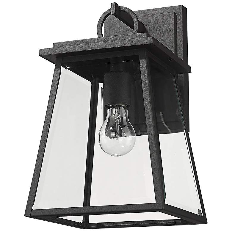 Image 6 Broughton 14 1/4" High Black Outdoor Wall Light more views