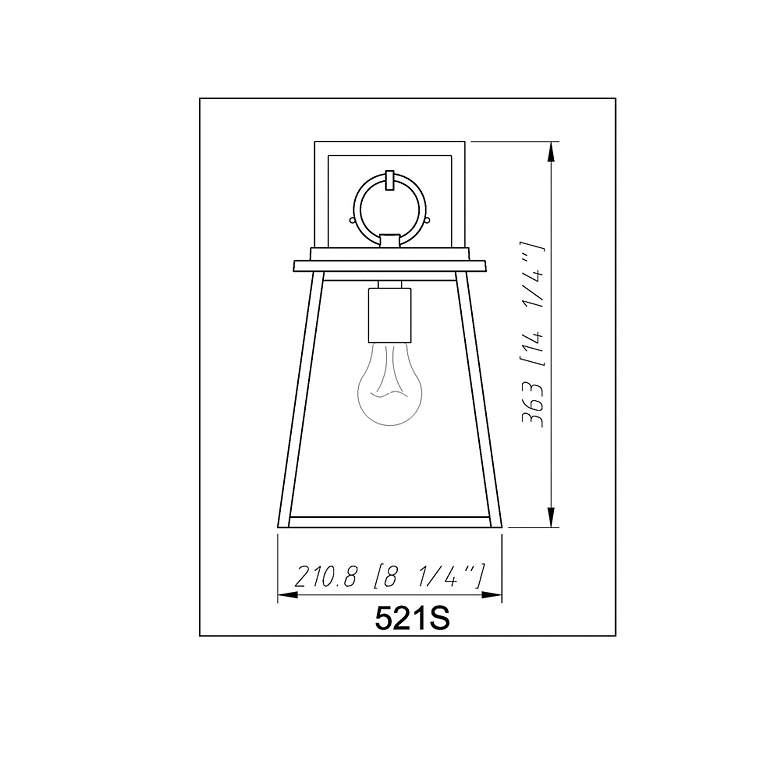 Image 7 Broughton 14 1/4" High Black Outdoor Wall Light more views