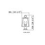 Broughton 21 1/4" High 2-Light Outdoor Pier Light in scene