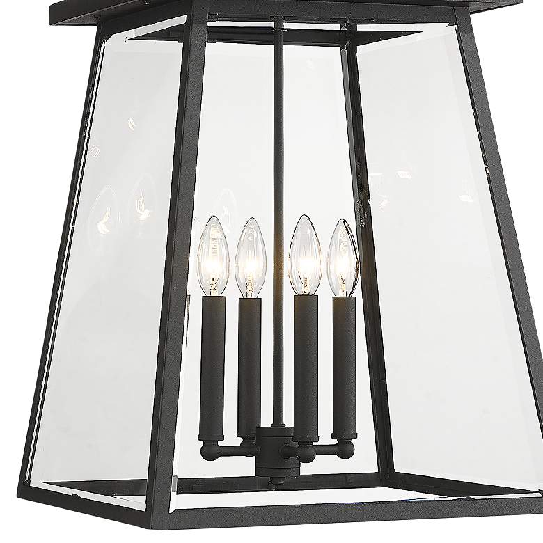 Image 4 Broughton 23 3/4" High Black 4-Light Outdoor Hanging Light more views