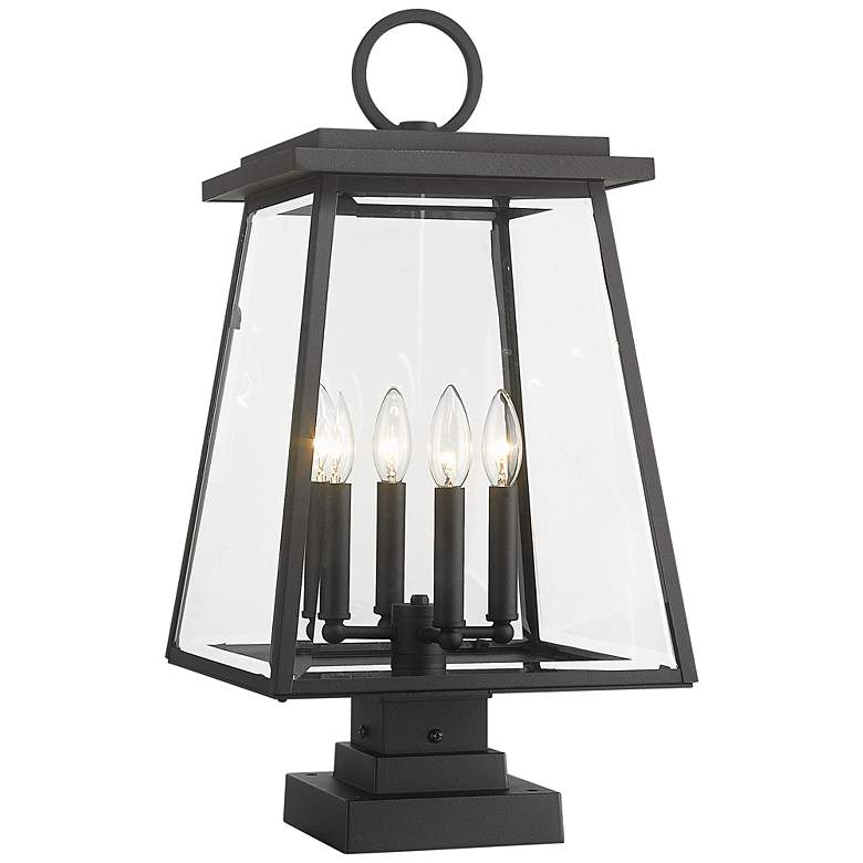 Image 3 Broughton 24 1/4" High Black Outdoor Pier Mount Light