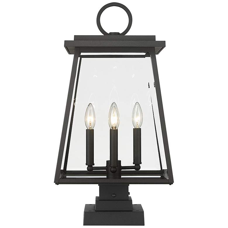 Image 6 Broughton 24 1/4" High Black Outdoor Pier Mount Light more views