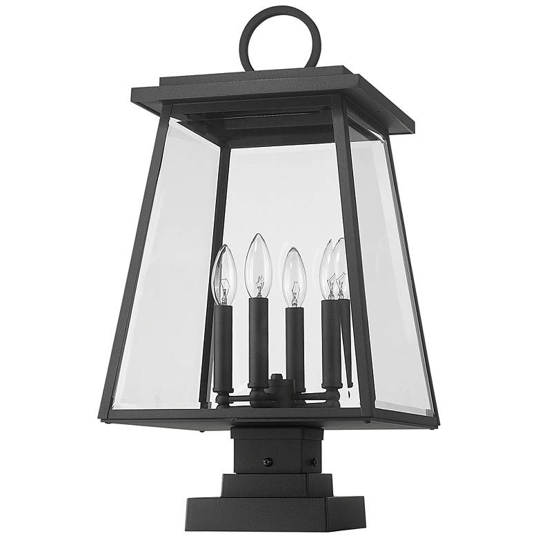 Image 7 Broughton 24 1/4" High Black Outdoor Pier Mount Light more views