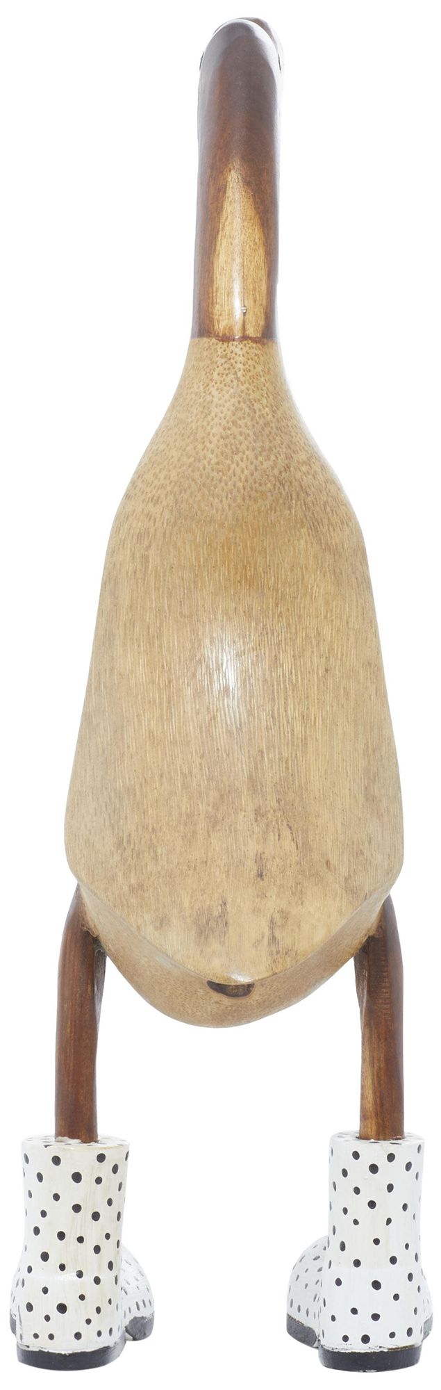 Image 3 Brown Bamboo Wood Farmhouse Sculpture, S/2 17", 11"H more views