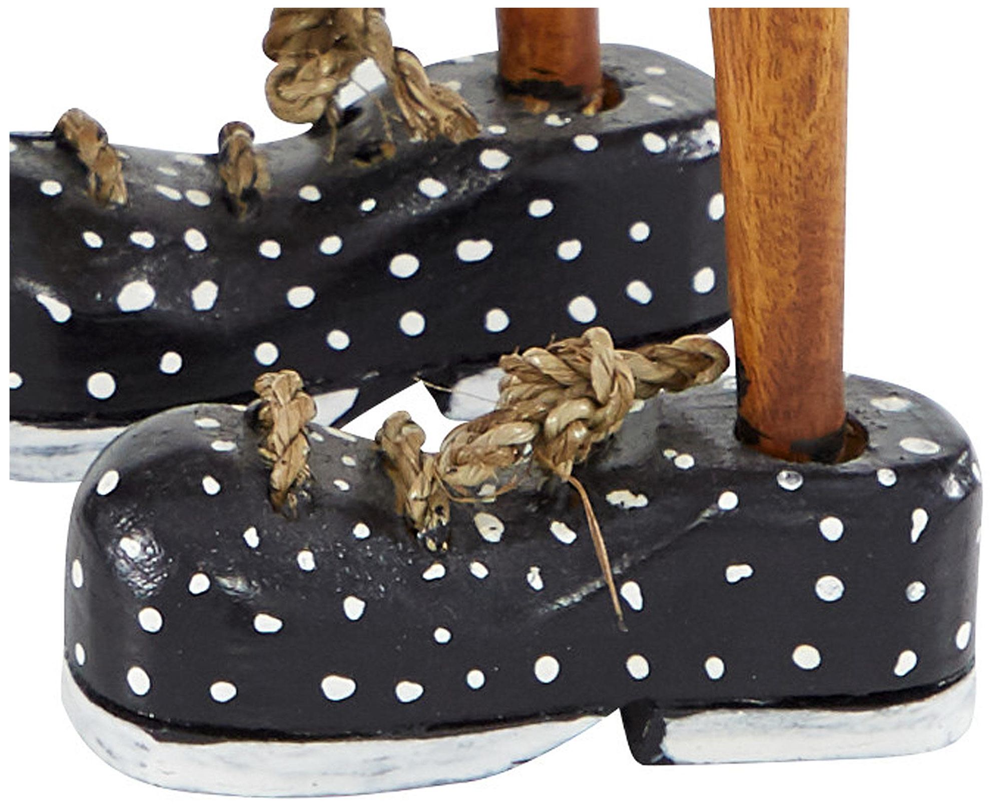 Image 3 Brown Bamboo Wood Farmhouse Sculpture, S/2 17", 12"H more views