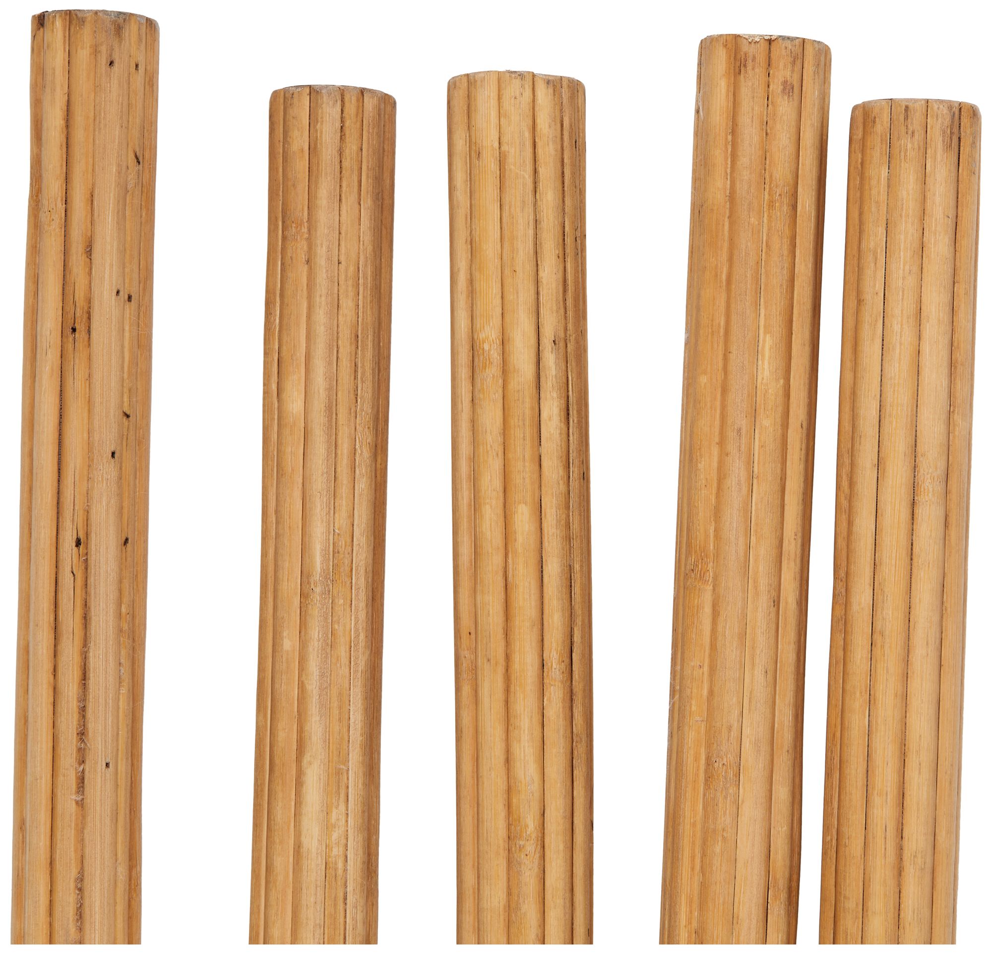 Image 3 Brown Bamboo Wood Traditional Natural Foliage, S/5 71"H more views