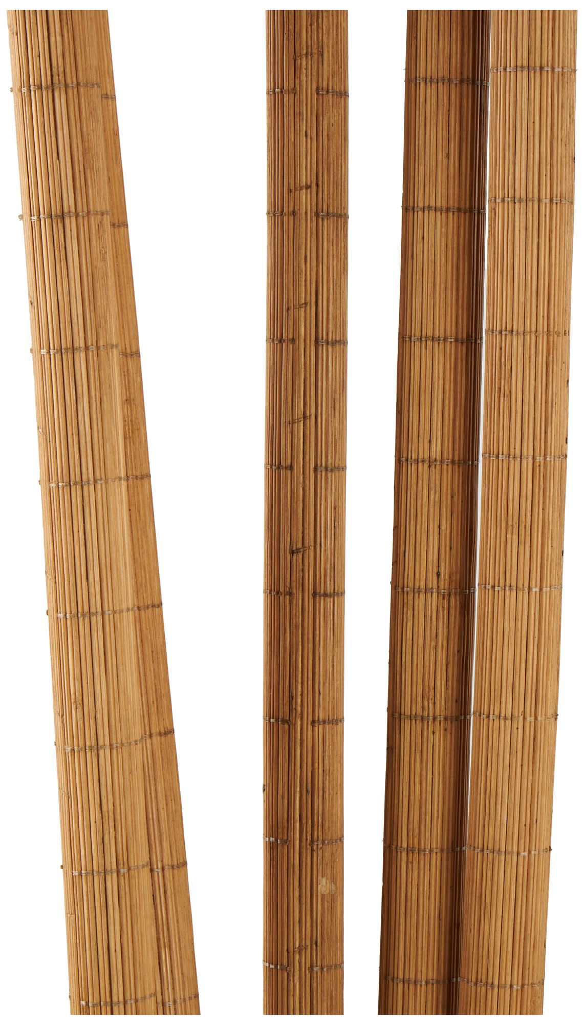Image 2 Brown Bamboo Wood Traditional Natural Foliage, S/5 71"H more views